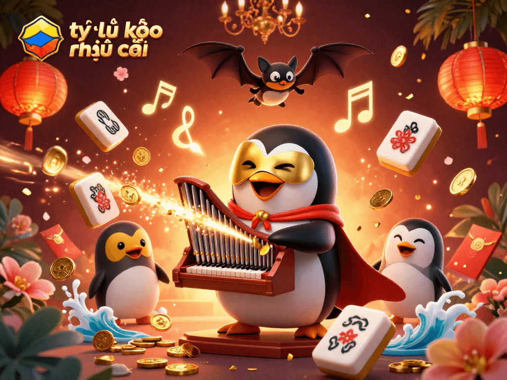 Engage with tỷ lệ kèo nhà cái through a vibrant 3D casino scene featuring dynamic characters and elements.