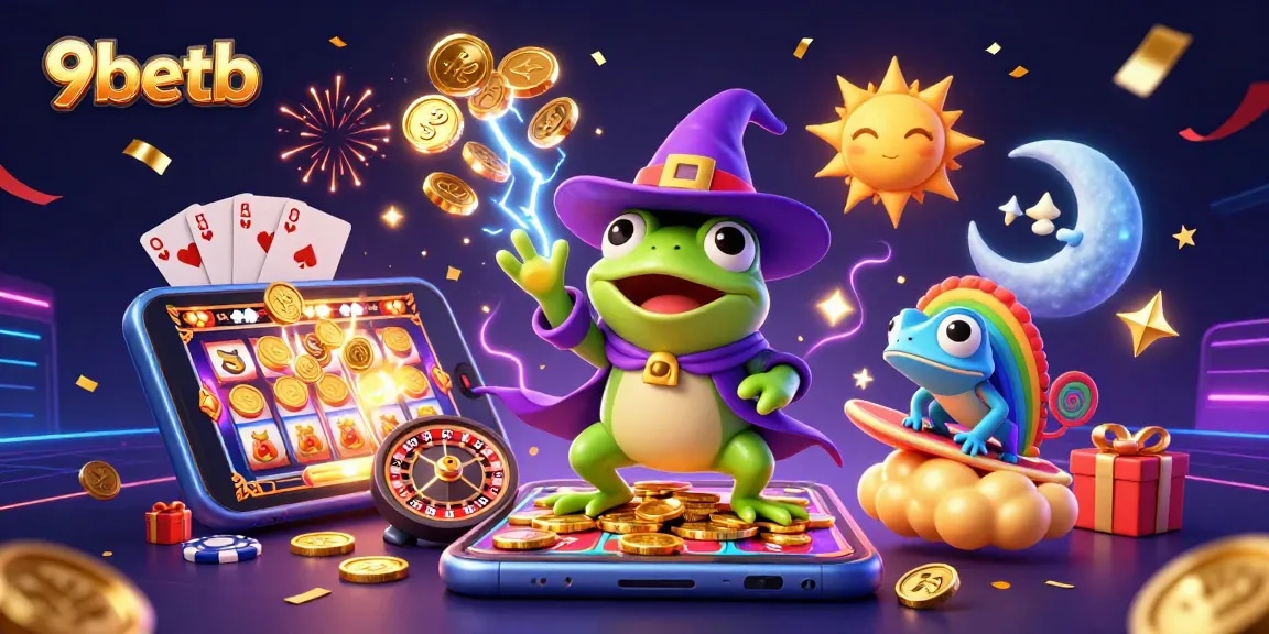 Experience 9betb's thrilling online casino with exciting games, rich graphics, and vibrant characters.