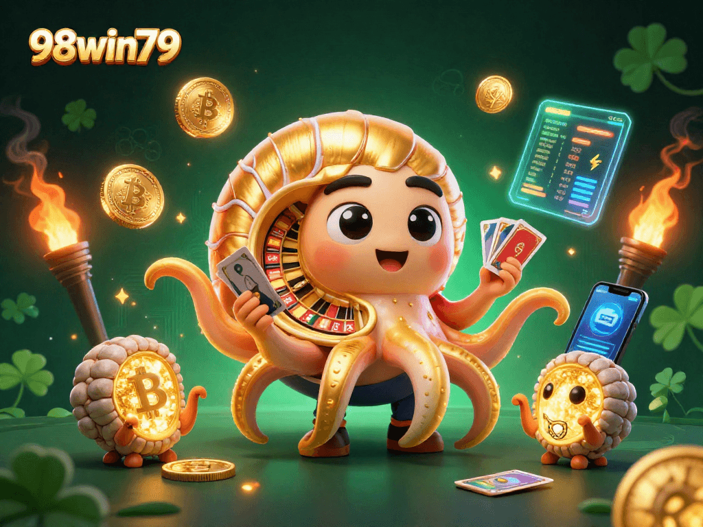 Win big with 98win79 while playing exciting casino games featuring vibrant 3D characters.