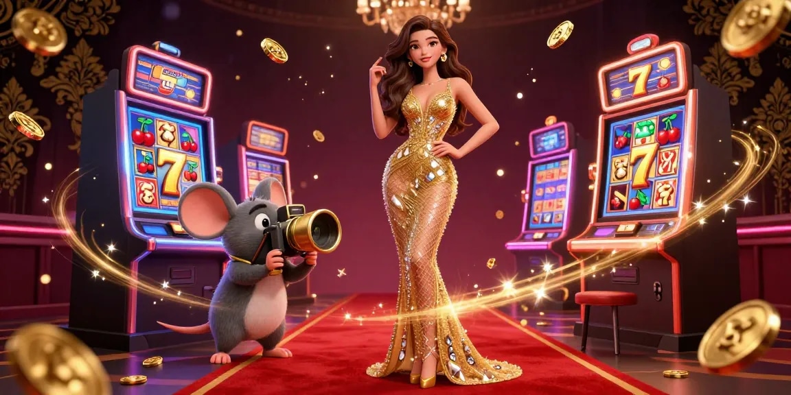 Experience exciting casino gameplay at franco with vibrant slot machines and a glamorous atmosphere.