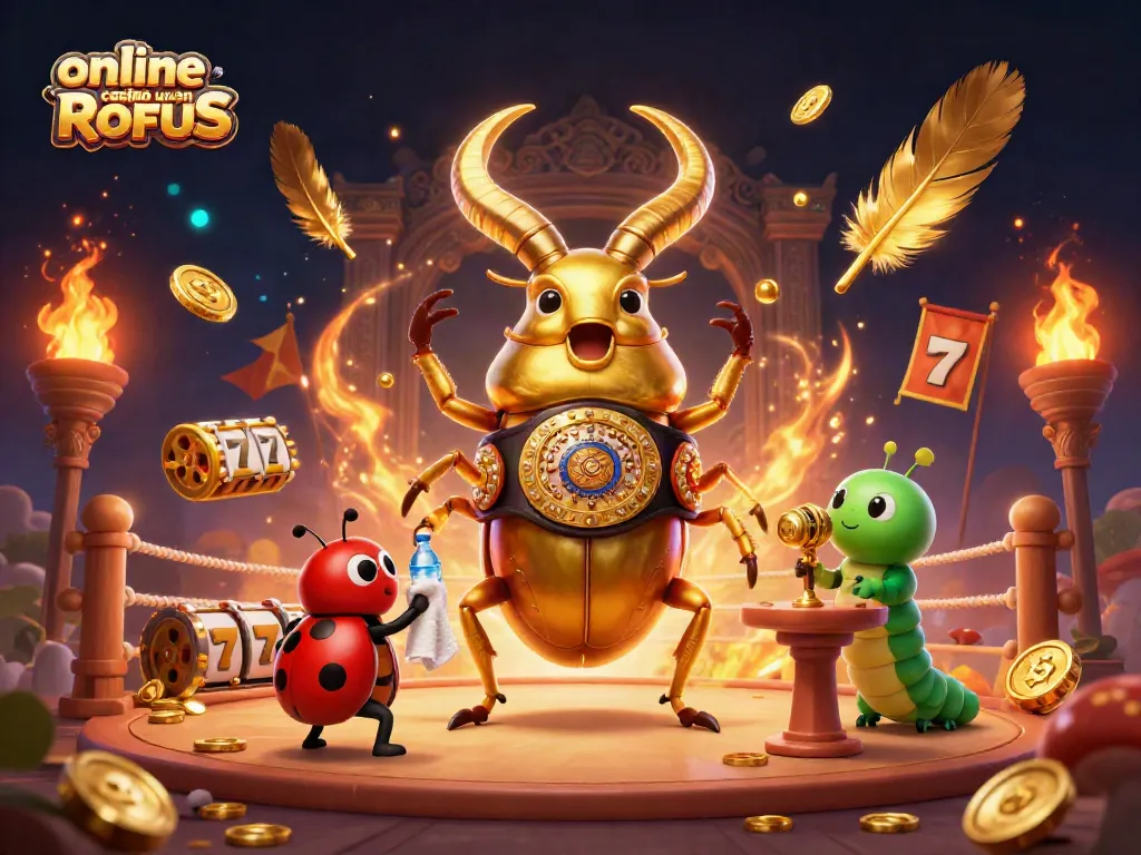 Experience thrilling gameplay at online casino uden ROFUS with vibrant visuals of a dynamic fight scene
