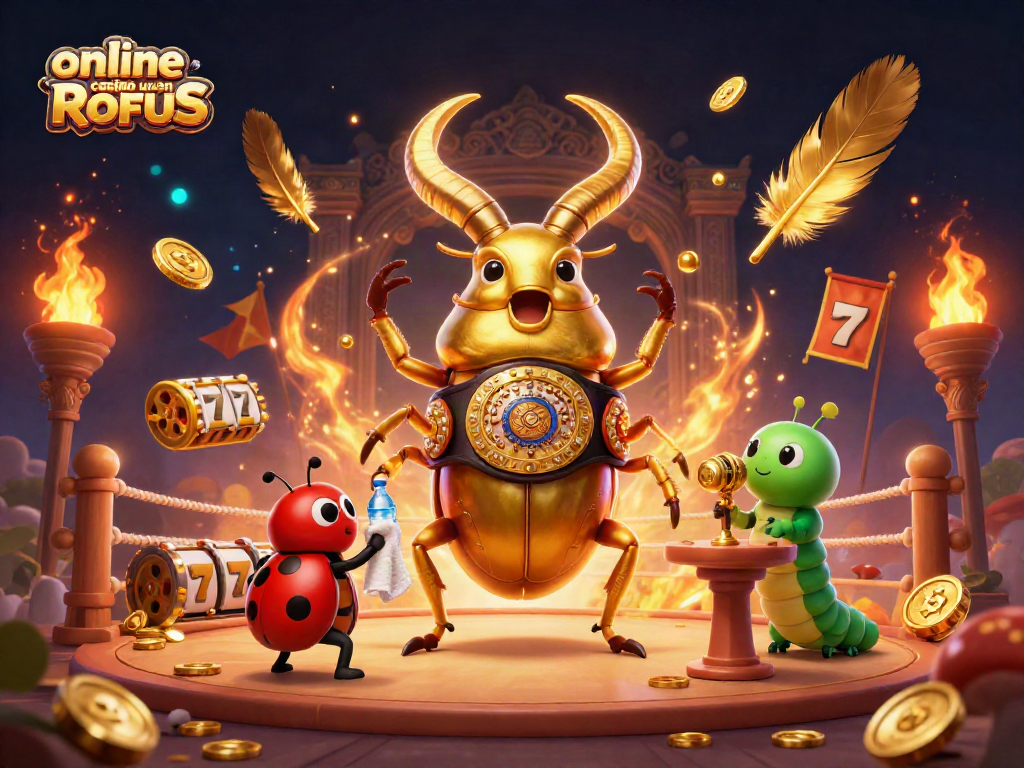 Experience thrilling gameplay at online casino uden ROFUS with vibrant visuals of a dynamic fight scene