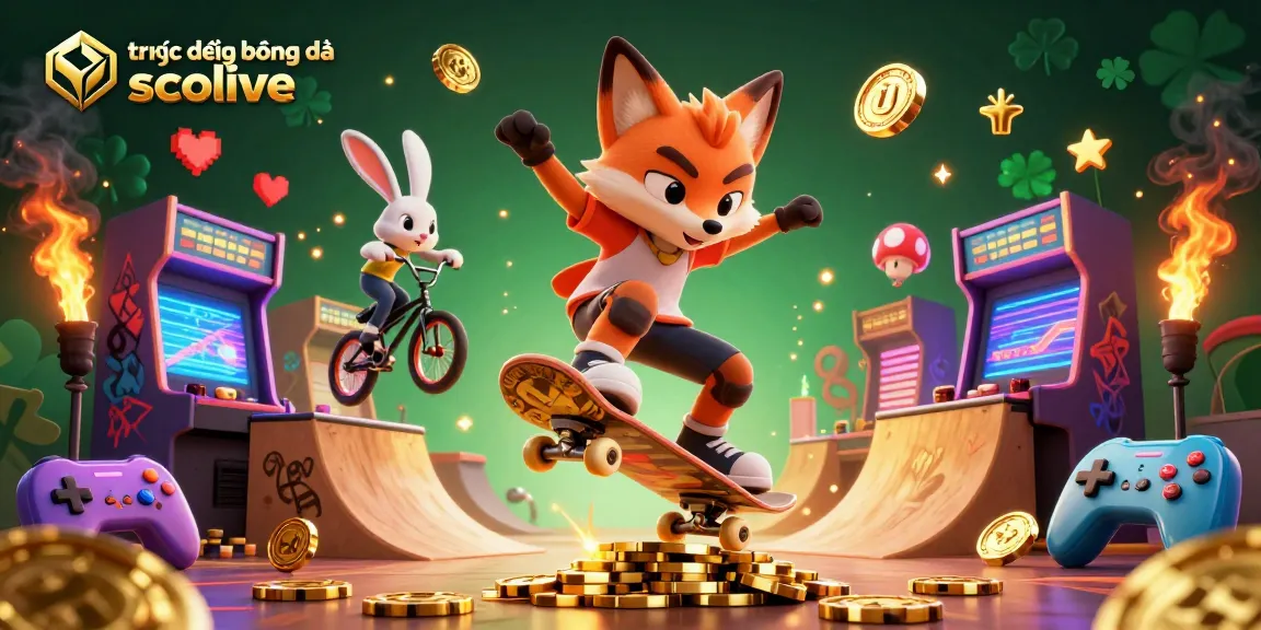 Experience the excitement of trực tiếp bóng đá socolive as vibrant characters enliven a dynamic casino scene.
