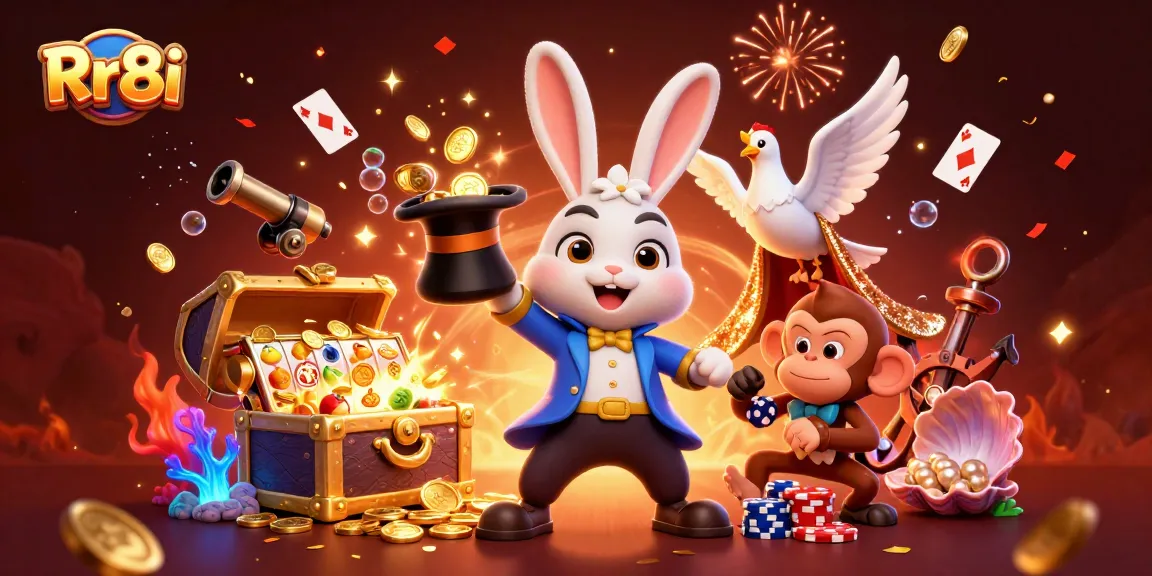 Experience thrilling gameplay at Rr8i with a vibrant celebration of luck and magic.
