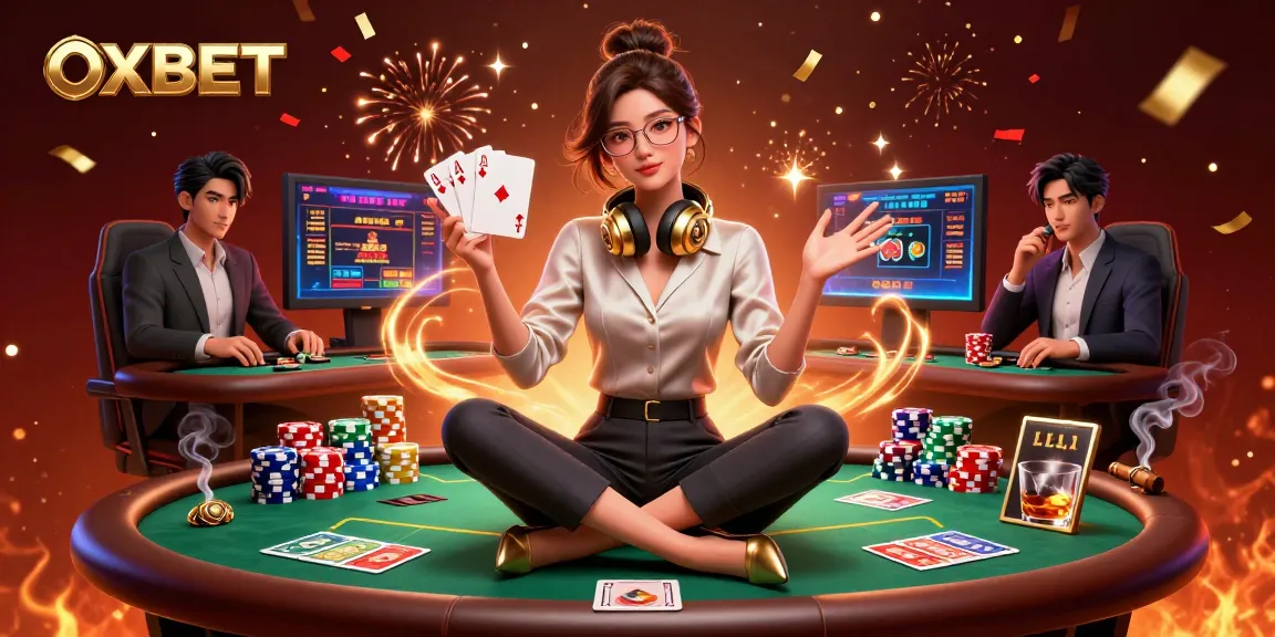Experience the excitement of OXBET with vibrant casino gameplay and engaging characters.