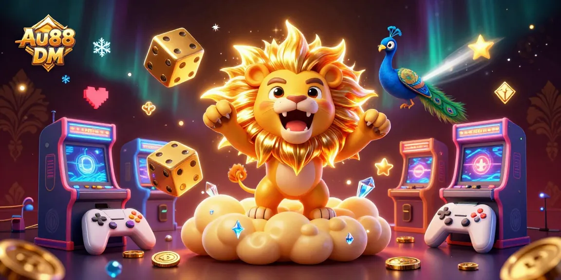 Experience thrilling wins with Au88 DM’s dynamic casino illustration, showcasing excitement and gaming adventure.