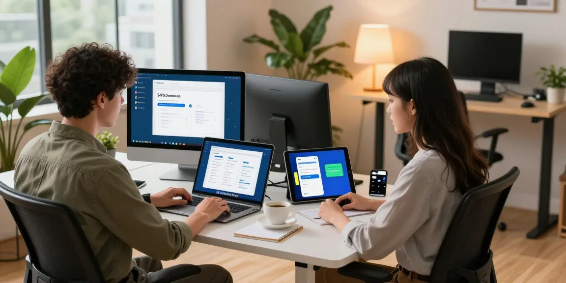 WPS Download page displayed on laptop in a modern workspace, showcasing productivity tools and software.