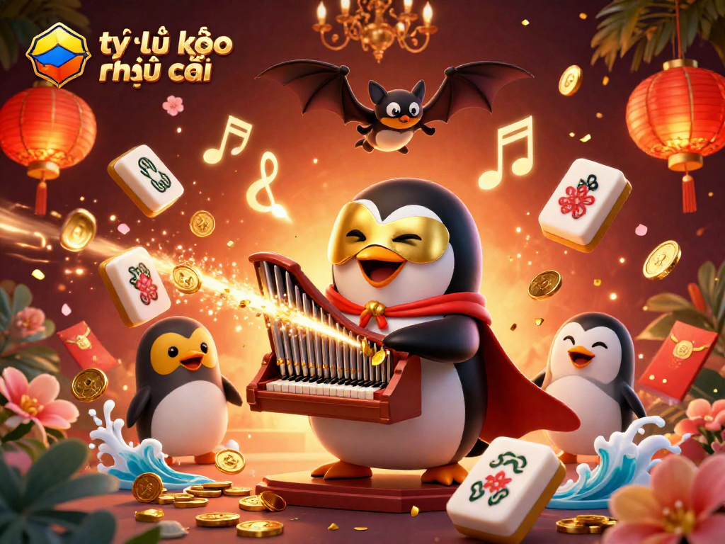 Engage with tỷ lệ kèo nhà cái through a vibrant 3D casino scene featuring dynamic characters and elements.