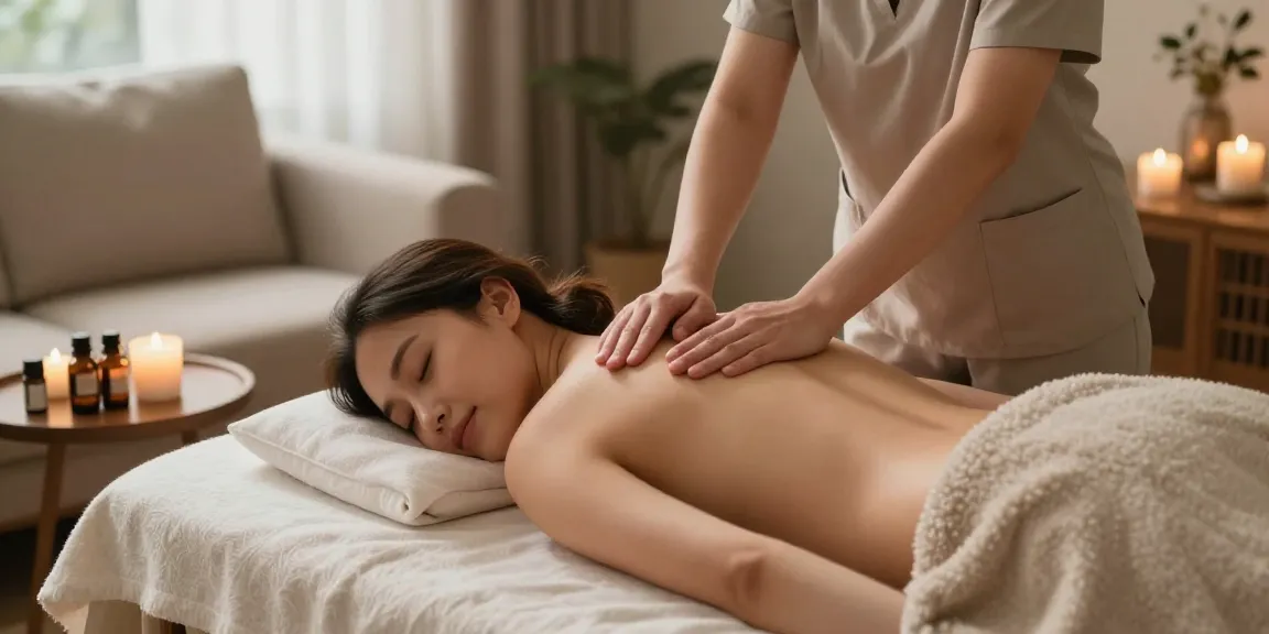 Home massage experience featuring 종로출장안마 with a professional therapist and peaceful atmosphere.