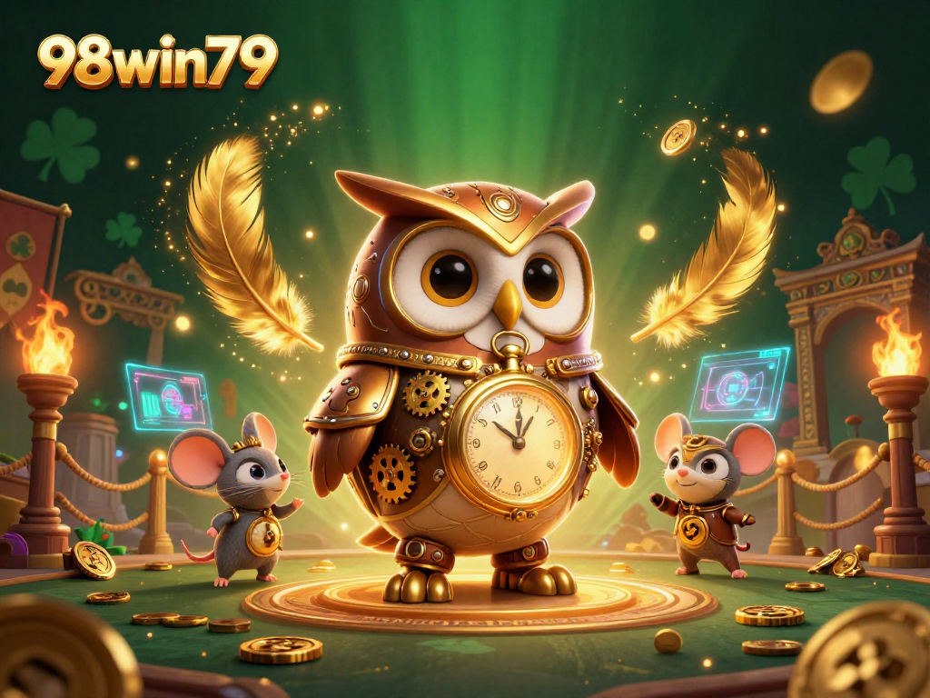 Experience thrilling gameplay with 98win79, featuring a captivating casino scene filled with rich elements.