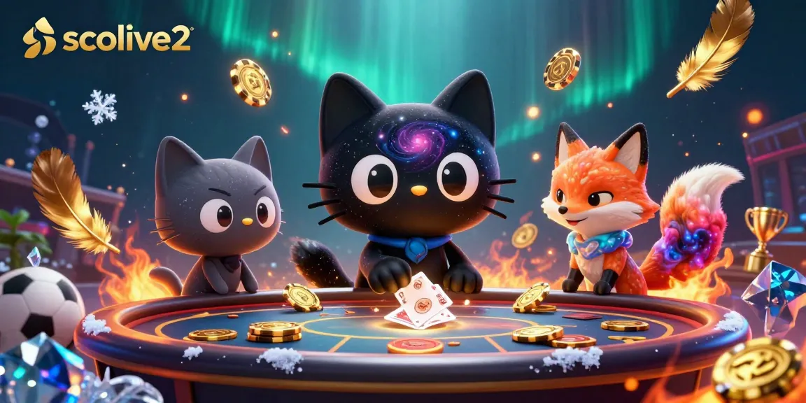 Engage in thrilling sports betting with socolive2, featuring dynamic characters and vibrant casino elements.