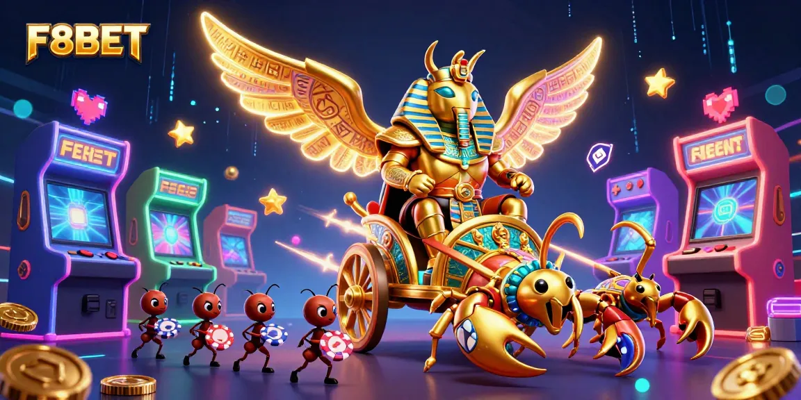 Experience the excitement of F8BET with unique casino games and vibrant animated characters.