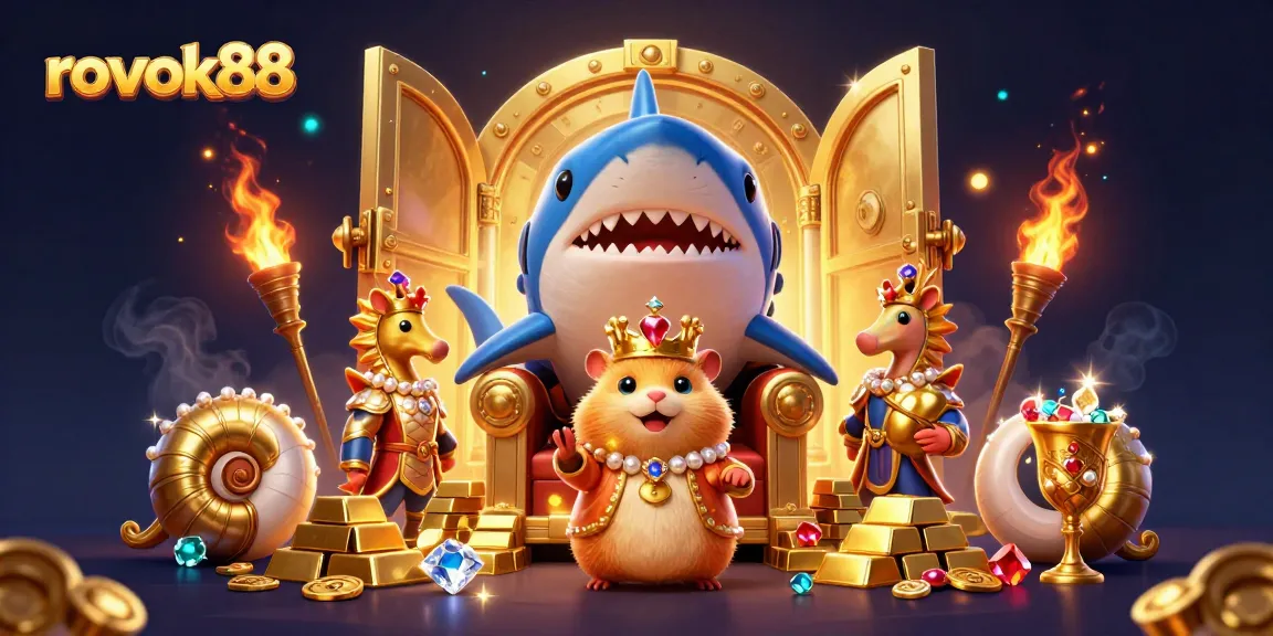 Experience the thrilling rokok88 adventure with a hamster king amidst treasure and magic.