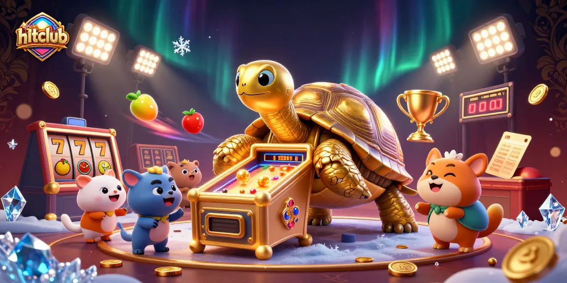 Experience hitclub with thrilling slot reels and golden jackpots in this lively casino scene.