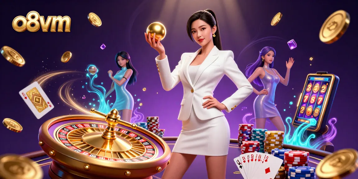 Engage in thrilling gameplay at o8vm with photorealistic casino atmosphere featuring vibrant elements.