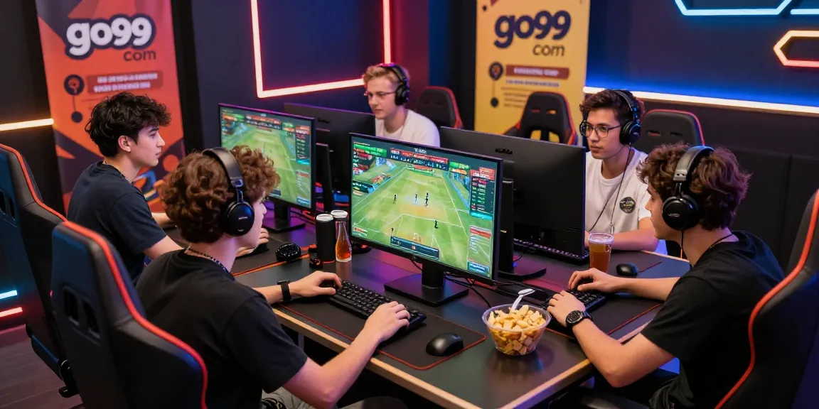 Exciting online gaming experience with friends at go99 com, showcasing sports betting and vibrant atmosphere.