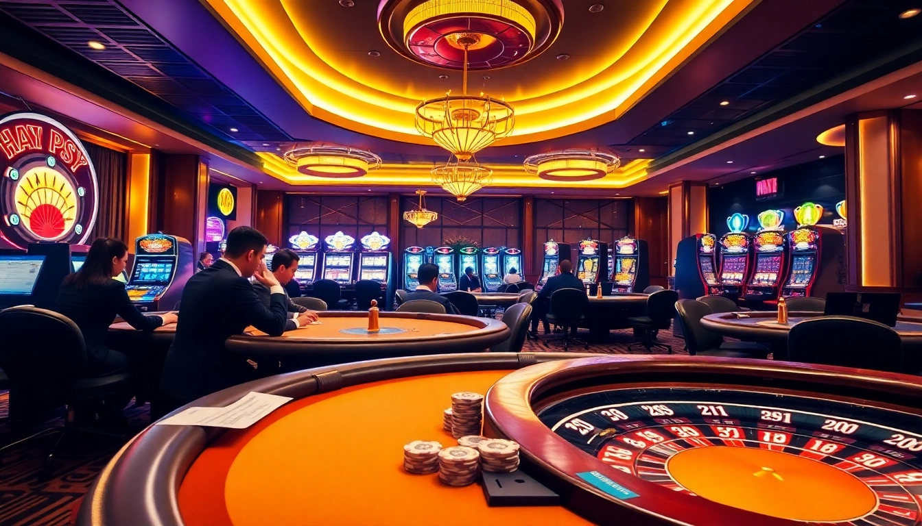 Experience excitement at HAY 88 with thrilling casino games and vibrant gaming atmosphere.