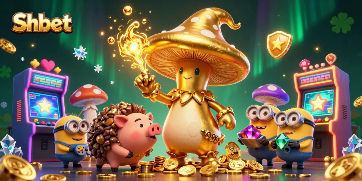Experience the thrill of Sh bet with golden adventures in a vibrant casino scene.