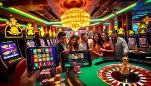 Experience the thrills of gambling at gg88.archi with vibrant slot machines and engaging casino tables.